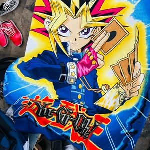 Blue Anime Throw Blanket yu-gi-oh